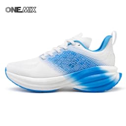 ONEMIX Fashion Running Shoes for Men Sneakers Air Cushion Leather Jogging Footwear Outdoor Walking Fitness Trainers Sports Shoes