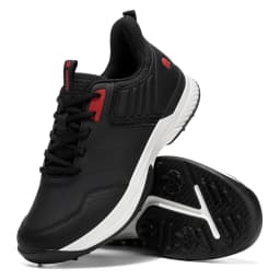Fitville Professional Men's Golf Shoes Extra Wide Toe Casual Golfer Sneakers Cushioned Water Resistant Sport Shoes for Men