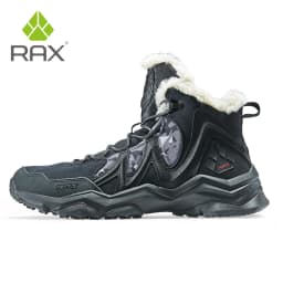 RAX Men Hiking Shoes winter Waterproof Outdoor Sneaker Men Leather Trekking Boots Trail Camping Climbing snow Sneakers Women