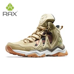 RAX Men Hiking Shoes winter Waterproof Outdoor Sneaker Men Leather Trekking Boots Trail Camping Climbing snow Sneakers Women