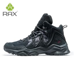 RAX Men Hiking Shoes winter Waterproof Outdoor Sneaker Men Leather Trekking Boots Trail Camping Climbing snow Sneakers Women