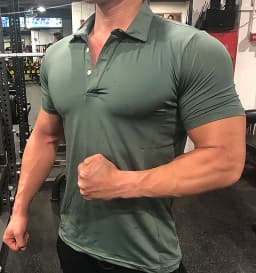 Summer Men Polo T-shirt Gym Running Training Fitness Bodybuilding Casual Sport Top Quality Cotton Short Sleeve Male Tops Tees