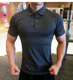 Summer Men Polo T-shirt Gym Running Training Fitness Bodybuilding Casual Sport Top Quality Cotton Short Sleeve Male Tops Tees