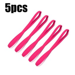 1-5Pcs Simple Unisex Sports Hairband Non-Slip Silicone Strip Sweat Guide Elastic Headbands Yoga Running Fitness Hair Accessories