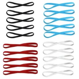 1-5Pcs Simple Unisex Sports Hairband Non-Slip Silicone Strip Sweat Guide Elastic Headbands Yoga Running Fitness Hair Accessories