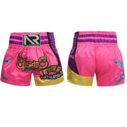 Muay Thai Pants Gladiator Thai Boxing Shorts Women Men Child Gym Training Kickboxing Fight Shorts Bow Gym Wrestling MMA Shorts