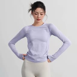 Women's Outdoor Sports Shirt Yoga Wear Fitness T-Shirt Running Workout Top Female Long Sleeves Sportswear Exercise Gym Clothing