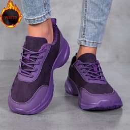 Winter Wide Head Men's Sneakers Unisex Barefoot Comfortable Big Size Warm Casual Shoes Non-slip Hiking Shoes Minimalist Shoes
