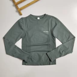 Women's Buttery Soft Crew Neck Compression Long Sleeve - Quick Dry Athletic Top for Yoga Running Gym
