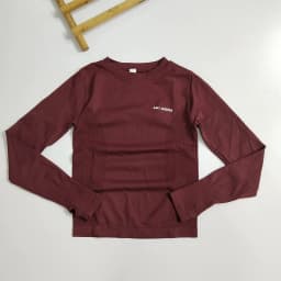 Women's Buttery Soft Crew Neck Compression Long Sleeve - Quick Dry Athletic Top for Yoga Running Gym