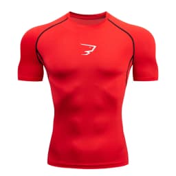 Men Running Compression T-shirt Short Sleeve Sport Tees Gym Fitness Sportshirts Male Jogging Tracksuit Homme Athletic Shirt Tops