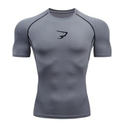 Men Running Compression T-shirt Short Sleeve Sport Tees Gym Fitness Sportshirts Male Jogging Tracksuit Homme Athletic Shirt Tops