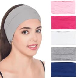Stretchy Yoga Headband | Moisture-Wicking Sports Headband For Running, Fitness & Yoga, Non-Slip Sweat Absorbent Hair Band