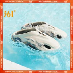 361 Degrees AG Whale 2 Men and Women's Trendy Slippers Anti-slip Deodorization Soft Comfortable Thick Bottom Slippers 672421103