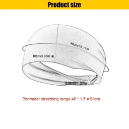 Sport Headband Fitness Sweat Bandage Head Hair Band Tennis Yoga Absorb Sweat Head Band Basketball Running Sweatband Women Men