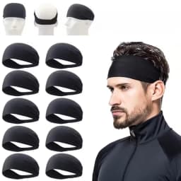 Sport Headband Fitness Sweat Bandage Head Hair Band Tennis Yoga Absorb Sweat Head Band Basketball Running Sweatband Women Men