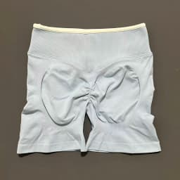 Women High Waist Yoga Shorts Contrast Trim Tummy Control Butt Lifting Workout Biker Shorts Fitness Gym Running Sports Shorts