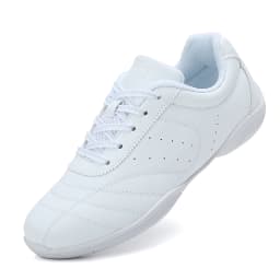 White Cheer Shoes For Girls Women Breathable Cheerleading Dance Shoes Comfortable Aerobics Sports Sneakers 2555