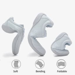 White Cheer Shoes For Girls Women Breathable Cheerleading Dance Shoes Comfortable Aerobics Sports Sneakers 2555