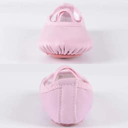 Durable Soft Ballet Shoes PU Leather Full Sole Women's Ballet Slipper Breathable Size 32-40 Dance Shoes