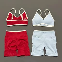 2 Pieces Women Ignite Sculpt Scrunch Short Yoga Bra Set Fitness Cycling Elastic Sports Pants Suit Running Sports Shorts Set