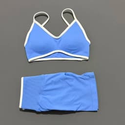 2 Pieces Women Ignite Sculpt Scrunch Short Yoga Bra Set Fitness Cycling Elastic Sports Pants Suit Running Sports Shorts Set