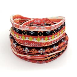 Ladies Wide Elastic Hairband with African Print Knot Sports Yoga Headband Women's Hair Accessory