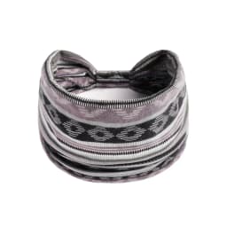 Ladies Wide Elastic Hairband with African Print Knot Sports Yoga Headband Women's Hair Accessory