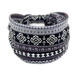 Ladies Wide Elastic Hairband with African Print Knot Sports Yoga Headband Women's Hair Accessory