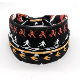 Ladies Wide Elastic Hairband with African Print Knot Sports Yoga Headband Women's Hair Accessory