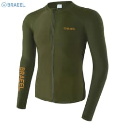 Long Sleeve Man Swimsuit 2026 Quick-Dry UV-Protective Men Rash Guard for Surfing Long Sleeve Surfing Suit