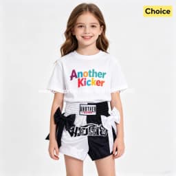 Thai Boxing Shorts Black White Fight Kickboxing Shorts Men Women Kids Muay Thai Boxing Shorts Bow Ribbons Gym MMA Training Pants