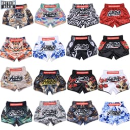 ANOTHERBOXER Shorts Muay Thai, New Sublimated Thai Boxing Shorts Women Men Martial Arts MMA BJJ Fight Wear Kickboxing Shorts