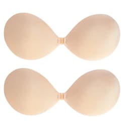1/2/3pcs Sujetador Women'S Bra Invisible Push Up Bra Self-Adhesive Silicone Seamless Front Closure Sticky Backless Strapless Bra