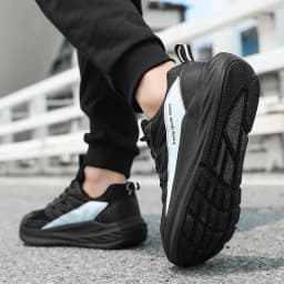 Summer Wide Fit Sport Running Shoes Men’s Plus Sizes High Elasticity Cushioning Sneakers Fashion Breathable Original Mens Shoe
