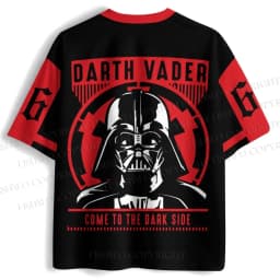 2026 New Star Wars Movie Sports Fashion Adult Children's Short Sleeve V-neck Street Gothic Style Horror Fans Gift