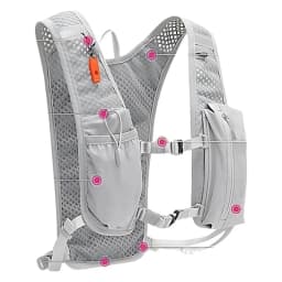 For Marathon trail Running Vest Lightweight Hiking Vest Backpack Reflective Hydration Water Bladderr Pack With Phone Pocket