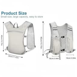 For Marathon trail Running Vest Lightweight Hiking Vest Backpack Reflective Hydration Water Bladderr Pack With Phone Pocket