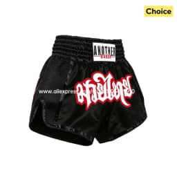 Men's Women's High Elastic Boxing Shorts Pink Green Muay Thai Shorts for Boy Girl Sanda Fight Shorts for Fitness & Martial Arts