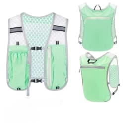 Unisex Running Hydration Vest, Water-Resistant Breathable Hydration Backpack for Running Hiking Cycling Trail Marathon Sports