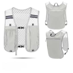 Unisex Running Hydration Vest, Water-Resistant Breathable Hydration Backpack for Running Hiking Cycling Trail Marathon Sports