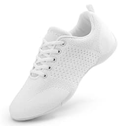 852 Breathable Mesh Aerobics Shoes Women Lightweight Cheerleading Sneakers Non‑slip Sole Youth Girls Dancing Training Shoes