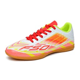 Exclusive Five-a-side IC Indoor Flat Soccer Shoes PU Fabric Anti-slip Rubber Outsole Adult Sports Competition Daily Training