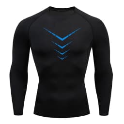 Men Compression Shirt Quick Dry Sports Tee Short Sleeve Gym Running Workout Fitness Athletic Base Layer Top