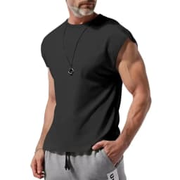 2026 Summer Men Waistcoat Running Vest Lightweight Soft Breathable Fitness Sleeveless Training Tank Top Daily Loose Sports tops
