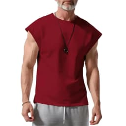 2026 Summer Men Waistcoat Running Vest Lightweight Soft Breathable Fitness Sleeveless Training Tank Top Daily Loose Sports tops