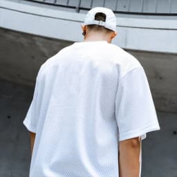 Men's Athletic Mesh Quick Dry Running T Shirt Short Sleeve Crew Neck Loose Oversized Fit Dropped Shoulders Workout Training Tops
