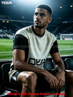 NO.77 Print Football Jersey Men Short Sleeve Soccer Training T Shirt Breathable Sports Uniform Fans Match Training Tee
