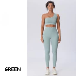 Women's Sports Clothing Sets Elegant Ballet Pink One-shoulder Lace Women's Tracksuit Beauty Back Sexy Fitness Yoga Clothing