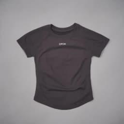 DFDK Women Round Neck Sports T Shirt Breathable Short Sleeve Elastic Slim Fit Casual Tee Gym Yoga Running Training Workout Top